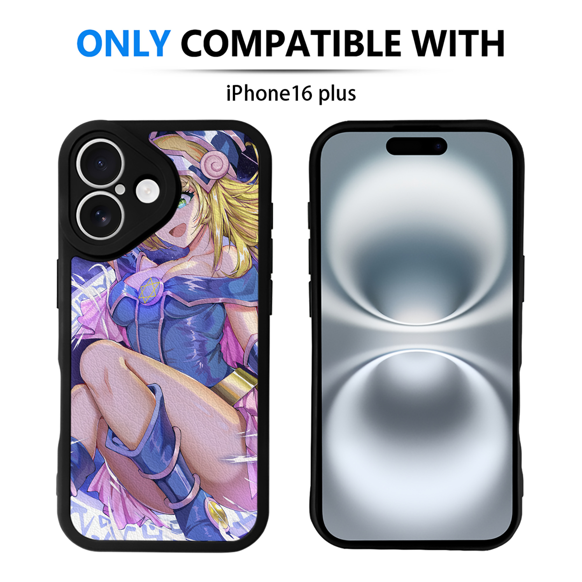 （画像用） 遊☆戯☆王 Yu-Gi-Oh! 【iPhone 16シリーズ対応】シリコンスマホケース（レザー調） 材質：シリコン